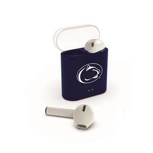 NCAA Penn State True Wireless Earbuds Blue Bluetooth Blue Nittany Lions Smart
